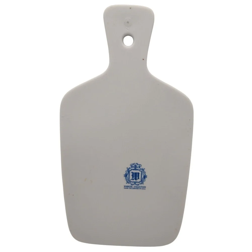 Winrose‎ Collection Porcelain Cutting Board Hand Decorated Small Fruit MCM